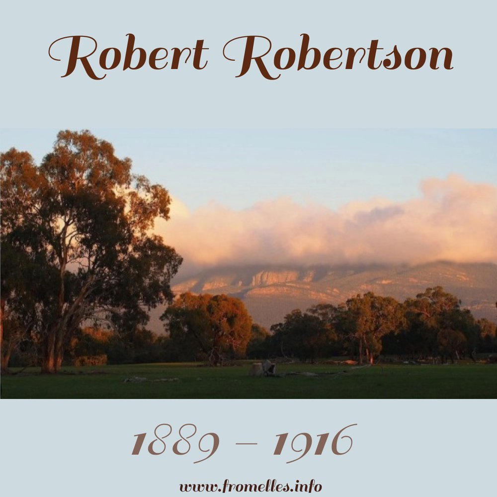 Robert Robertson Soldier Story